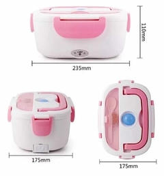 Lunchera Vianda Eléctrica Bandeja Acero Inoxidable 1,5L 220w - Candy Planet