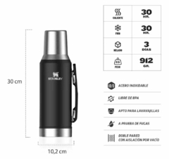 MATE SYSTEM CLASSIC 1,2 LTS NEGRO ORIGINAL - comprar online