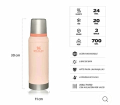 Termo Stanley 591 Ml Rosa Con Tapón Cebador - Candy Planet