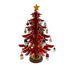 Árbol Navidad De Madera Decorativo Importado - comprar online