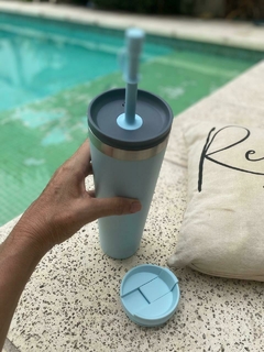 Vaso Termico Straw Cup Doble Tapa 900ML