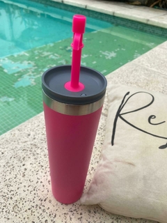 Vaso Termico Straw Cup Doble Tapa 900ML