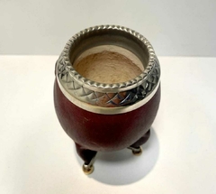 Mate Torpedo Cincelado Alpaca con Base en internet