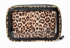 Victorias Secret Animal Print Color Negro Trio Cosmetiqueros - comprar online