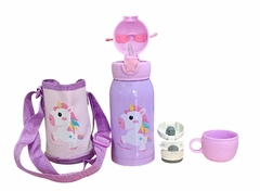 Botella Termica Infantil Doble tapa con funda 500mL en internet