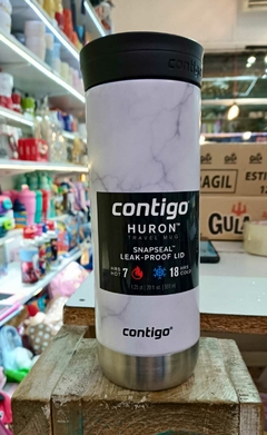 Vaso Termico Contigo HURON Travel Mug Bco Marmol 591 ml - comprar online