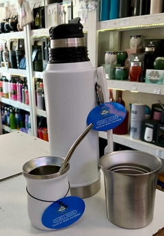 Imagen de Set Termo 1 Lt con mate y Bombilla Importado