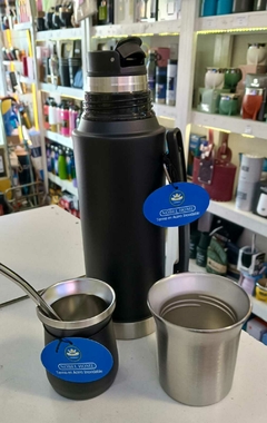 Set Termo 1 Lt con mate y Bombilla Importado - comprar online