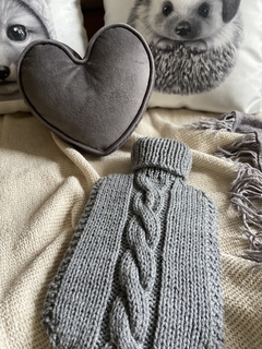 funda para bolsa de agua caliente gris - comprar online
