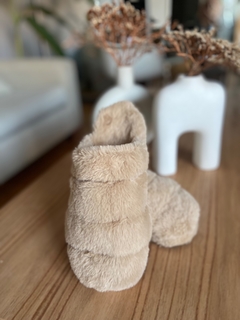 pantuflas cerradas canela - comprar online