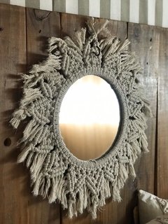 Espejo macramé