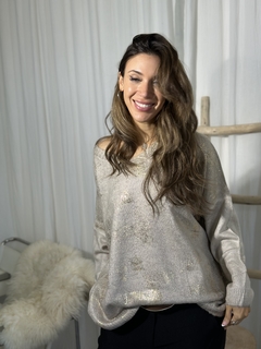 Sweater italiano tejido foil en internet