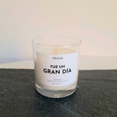 Velas aromáticas "Fue un gran día"