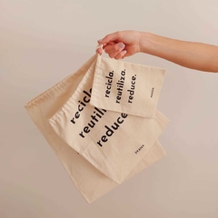 Bolsas reutilizables x 3