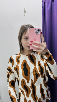 Sweater estampado - tienda online