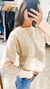 Sweater tejido con lurex en internet