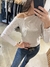 Remera escote irregular - tienda online