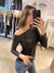 Remera escote irregular - tienda online