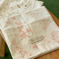 Funda de almohadón 50x50 - botánica rosa - comprar online