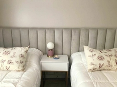 Funda de almohadón 70x50 - Irupé bordó - tienda online