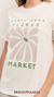 Remera Flower Natural - tienda online