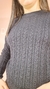 Sweater Trenzado Negro en internet