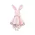 NANINHA CHOCALHO PLUSH COELHINHA ROSA PARA BEBÊ LC0426