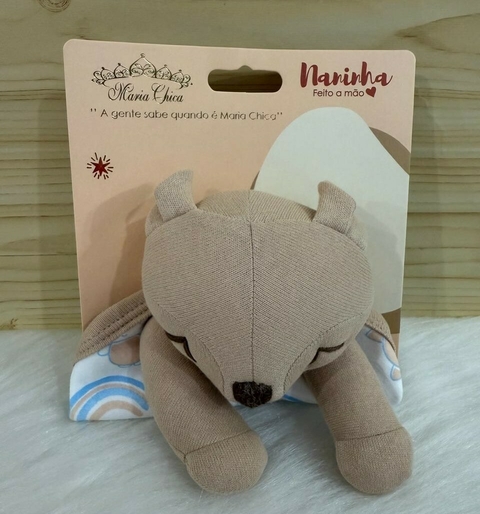 NANINHA PARA BEBÊ DE MALHA RAPOSINHA BEGE MC9901 - comprar online