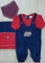 CONJUNTO BEBÊ MASC. MACACÃO E MANTA MAGLIAN MG5454 - comprar online