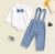 CONJ. MASC. BATIZADO CAMISA BODY + CALÇA SUSPENSÓRIO LC0575 na internet