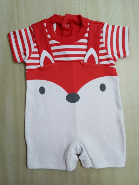 MACACÃO BEBÊ BANHO DE SOL MASC. RAPOSA PT2291 - comprar online