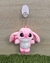 MINI PELÚCIA ANGEL STITCH ROSA CHAVEIRO 13CM LC0534 - Le Catito Baby