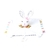 NANINHA CHOCALHO PLUSH COELHINHA BRANCA PARA BEBÊ LC0486 - comprar online