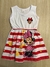 VESTIDO BEBÊ MALHA REGATA MINNIE BRANCO DB1991 - comprar online