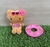 MINI PELÚCIA HELLO KITTY COM BOINHA ROSA LC0557 - Le Catito Baby