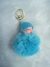 CHAVEIRO POMPOM BEBÊ DORMINDO COM TOUCA LC0455 - Le Catito Baby