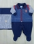 CONJUNTO BEBÊ MASC. MACACÃO E MANTA MAGLIAN MG5589 - comprar online