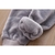 CONJUNTO BEBÊ PELUCIADO URSO CINZA LC0547 - Le Catito Baby