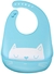BABADOR DE SILICONE BEBÊ IMPERMEÁVEL AZUL CELESTE COM BOLSO - LC0193 - comprar online