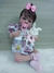 BONECA BEBÊ REBORN REALISTA MALU LC0517 - Le Catito Baby