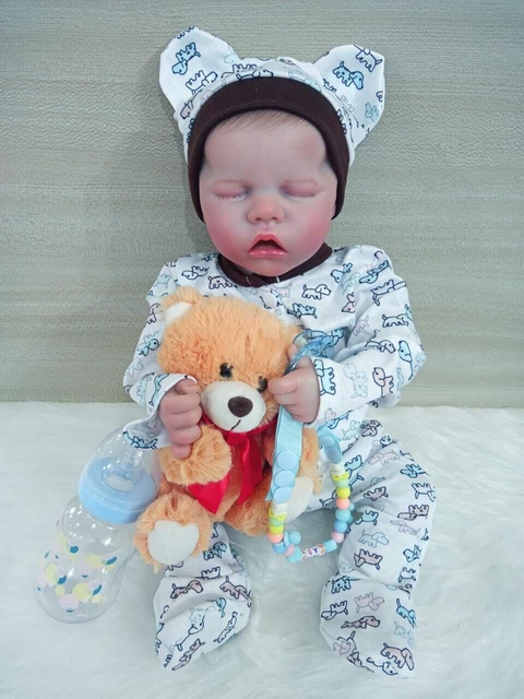 BONECO BEBÊ REBORN REALISTA MENINO LC0495