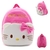 MOCHILA INFANTIL DE PELÚCIA HELLO KITTY C/ 2 DIVISÕES LC0541 - comprar online