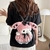 BOLSA MOCHILA PELÚCIA HELLO KITTY MY MELODY 25CM LC0511 na internet