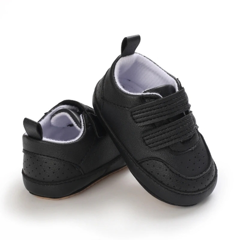 SAPATÊNIS CASUAL PRETO BEBÊ UNISSEX LC0369