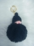 CHAVEIRO POMPOM BEBÊ DORMINDO COM TOUCA LC0455