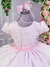 Vestido Ysa Kids Rosa Bebe Peito Perolas na internet