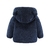 CASACO BEBÊ SOFT MARINHO C/ CAPUZ DE ORELHINHAS LC0415 - comprar online