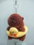 Imagem do MINI PELÚCIA CAPIVARA CHAVEIRO COM BOINHA 13CM LC0521