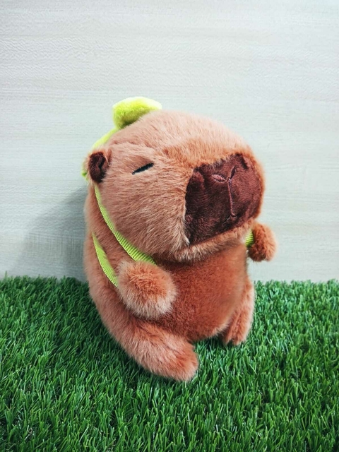 PELÚCIA CAPIVARA 20CM COM MOCHILA DE TARTARUGA LC0424 - comprar online