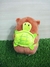 PELÚCIA CAPIVARA 20CM COM MOCHILA DE TARTARUGA LC0424 - Le Catito Baby